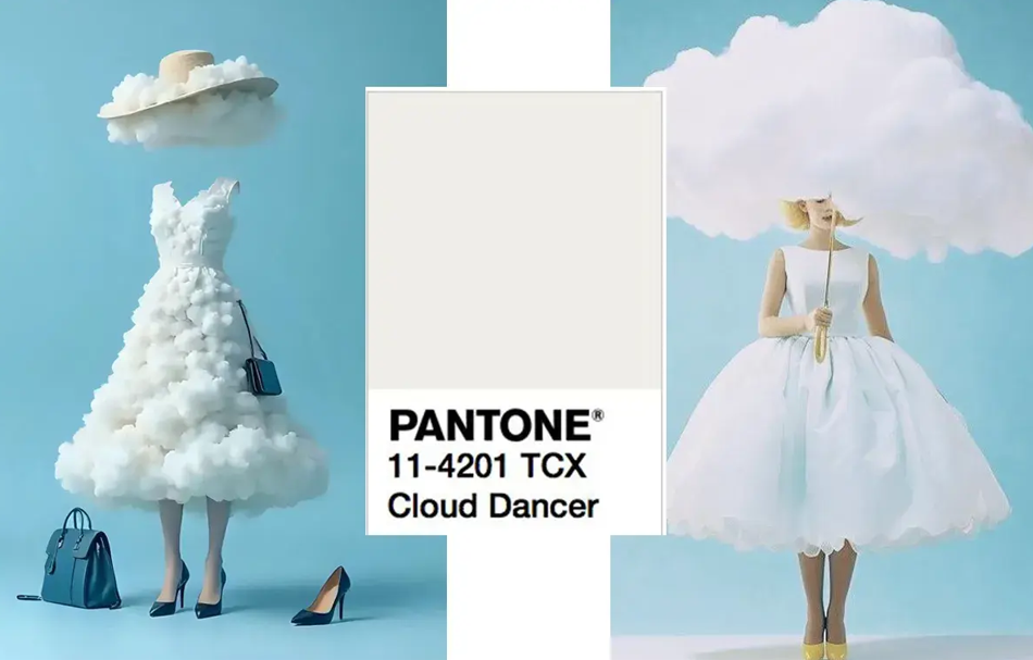 ترکیب رنگ لباس با سفیدی ابری